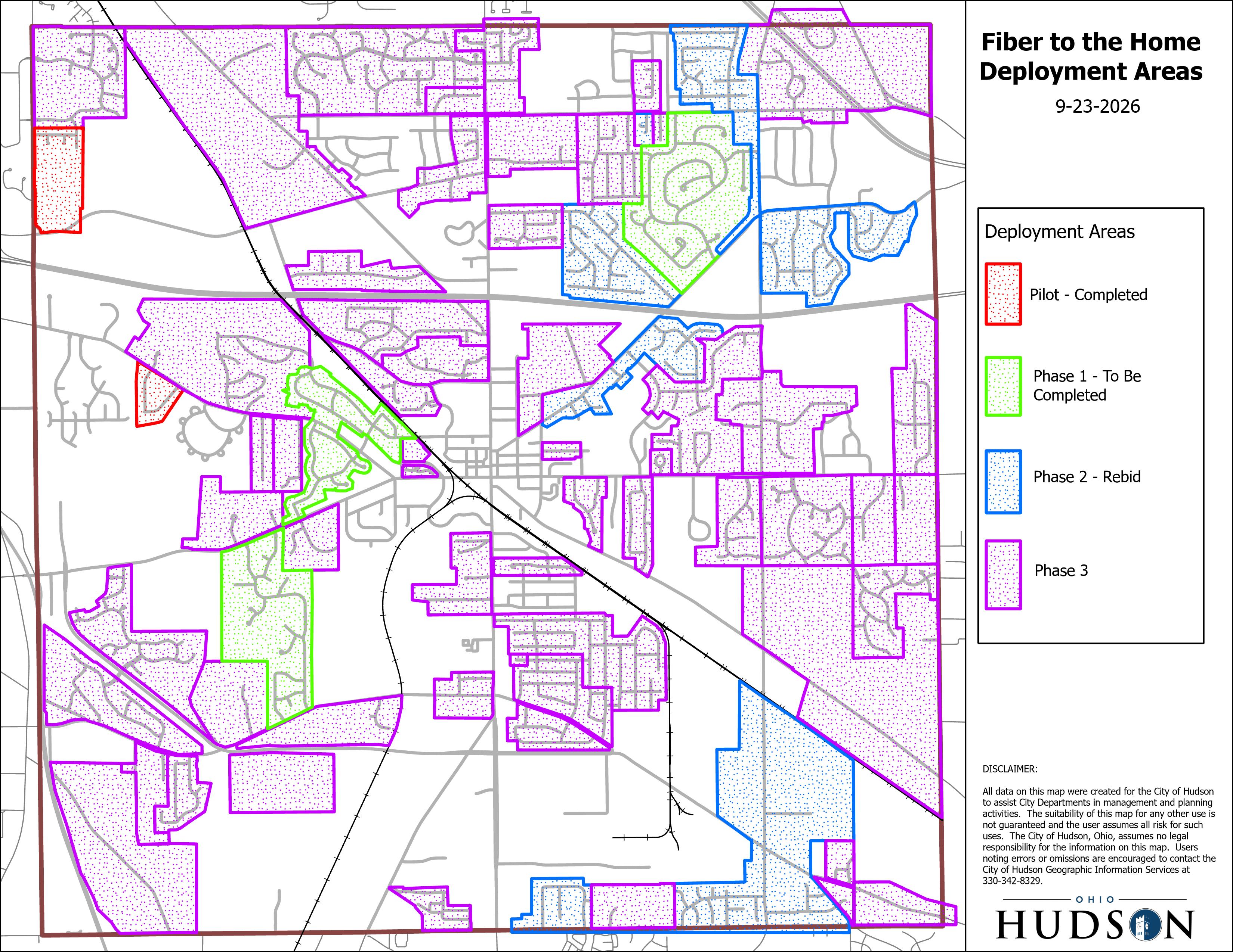 Deployment Areas Map